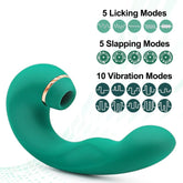 Vibrador de succión y golpeteo del punto G